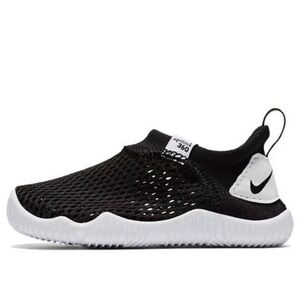 Nike Aqua Sock 360 Toddler Water Shoes Black White Size 4C